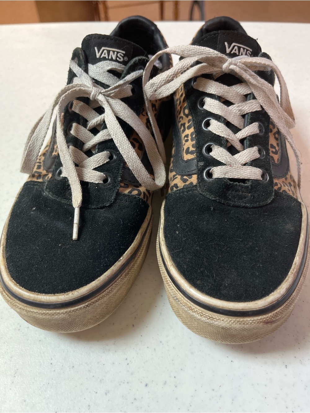 Women’s Vans cheetah print size 8 shoes